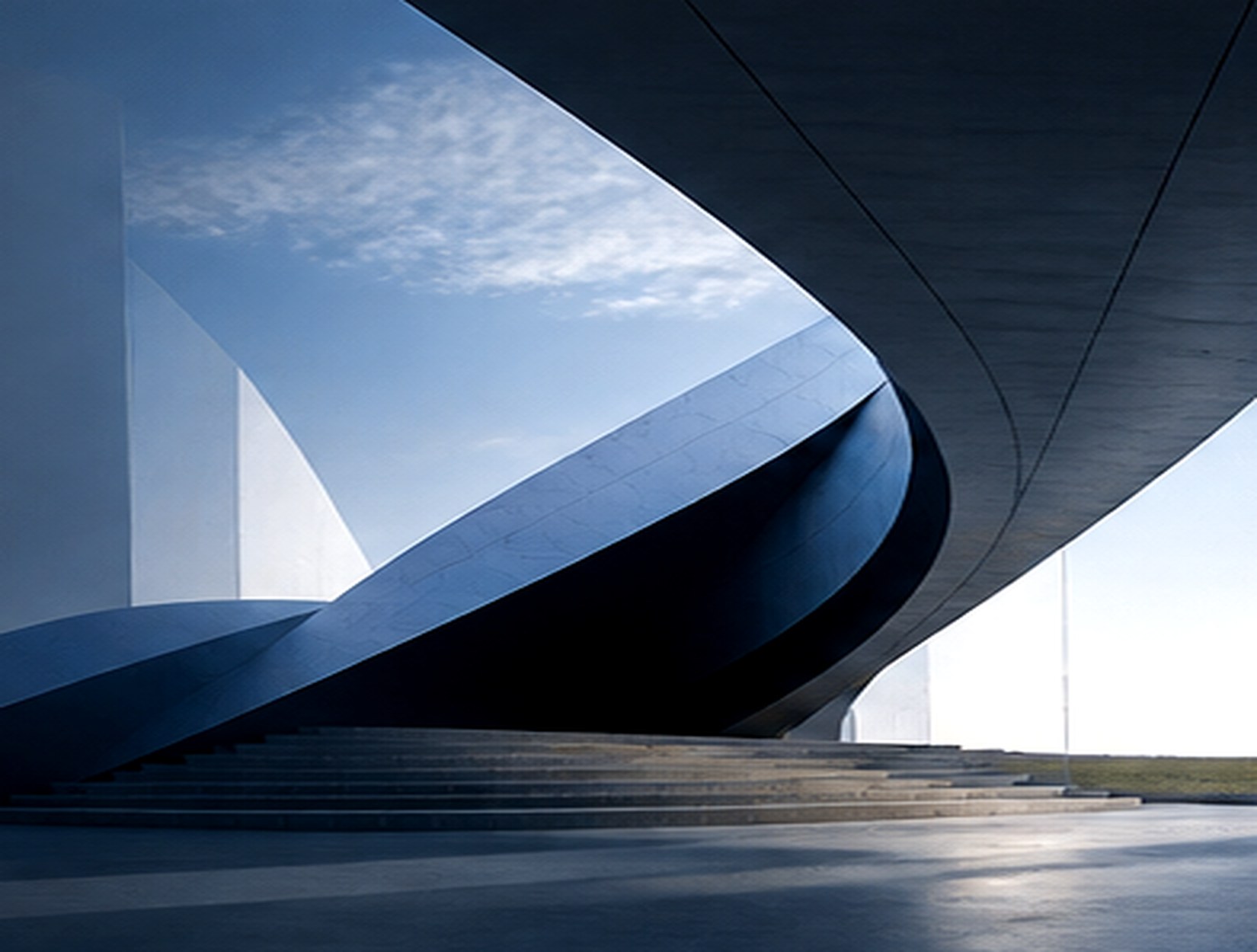 Modern sculptural architecture